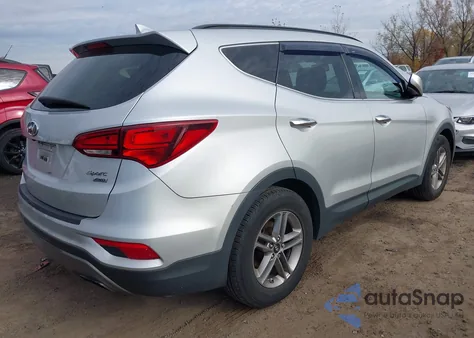 2017 Hyundai Santa Fe Sport 2.4L from USA, damaged, VIN 5XYZUDLB2HG409316